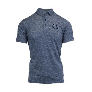 Navy, U-State, Heathered, Polo, Mens